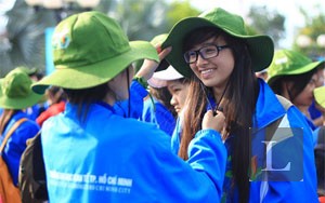 May nón tai bèo tình nguyện mùa hè xanh